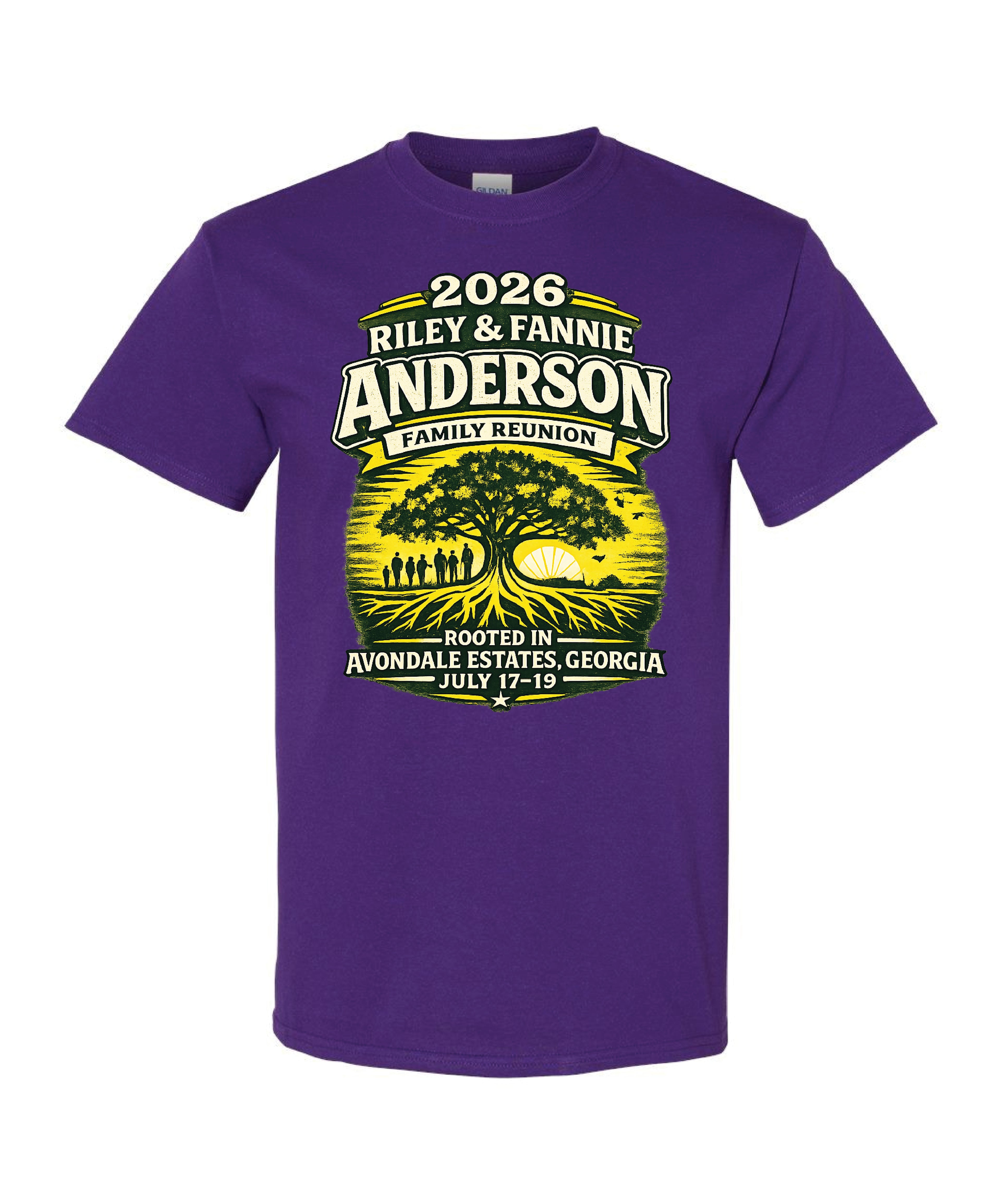 Riley & Fannie Anderson Family Reunion T-Shirts